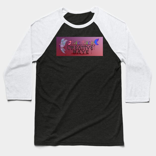 Kae Fae's Creative Baye Logo Baseball T-Shirt by Kae Fae's Creative Baye